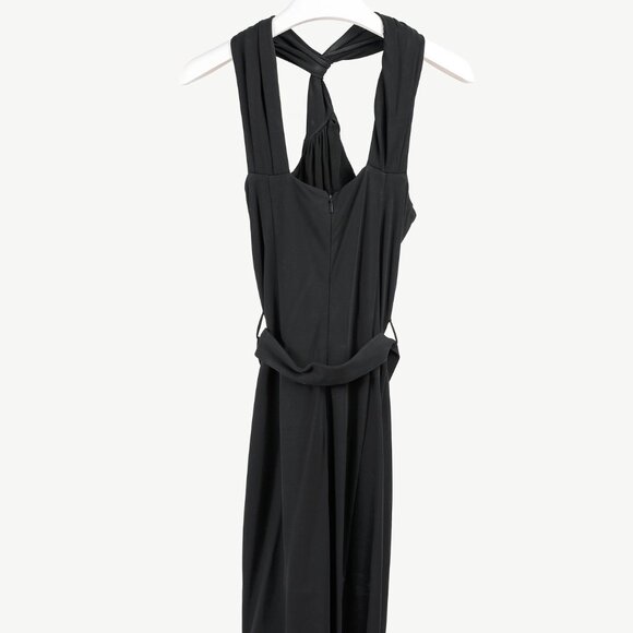 Gucci PF/11 Twist Halter Golden Chain Black Dress - Picture 2 of 11